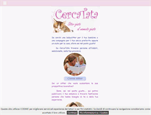 Tablet Screenshot of cercatata.it